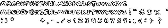 Gwibble font