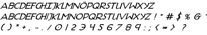 Hadriatic Bold Italic font