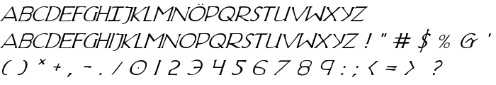 Hadriatic Italic font
