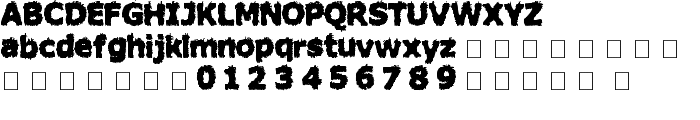 Hairy Monster Solid font