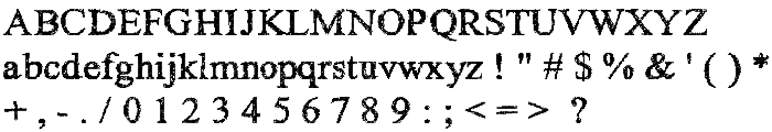 HandTIMES font