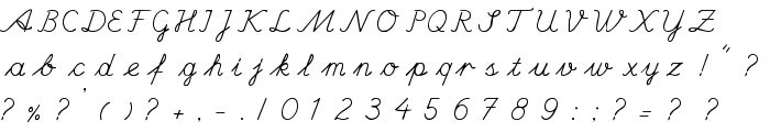 Hand Center font