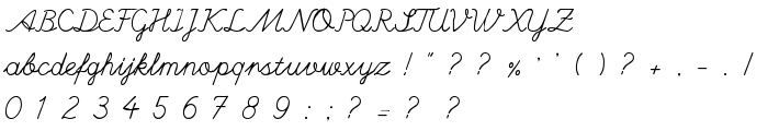 Hand writing Mutlu font