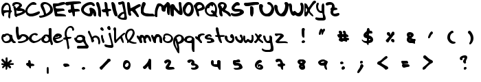 Handwerk font