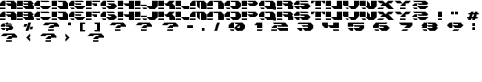 Hardcore font