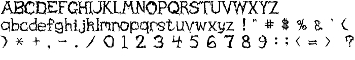 Haunted Regular font