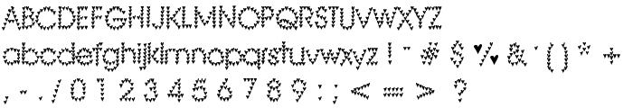 heart heaven font