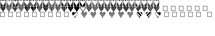 Heart Things 3 font