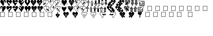 Hearts n Arrows font