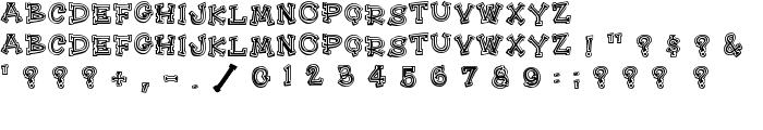 HeeHaw Regular font