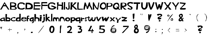 Heffaklump font