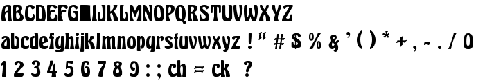 Herkules font