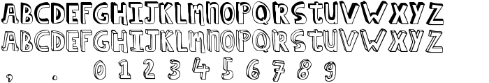 hildeCAPS font