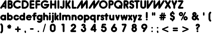 Hiruko-BlackAlternate font