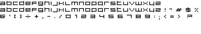 HISCORE font