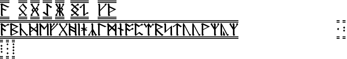 AngloSaxon Runes 2 font