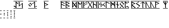 Germanic Runes 1 font