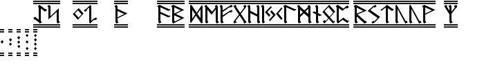 Germanic Runes 2 font