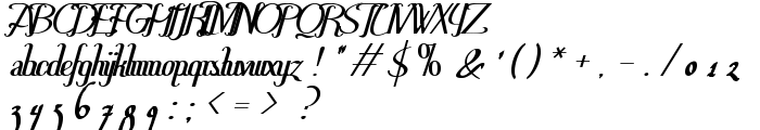 Hitalica  Bold font