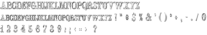 Hoedown Shadow font