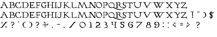 Hopfer Hornbook font