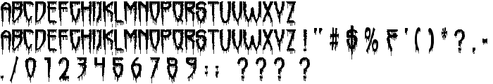 Horrorfind font