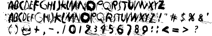 horros font