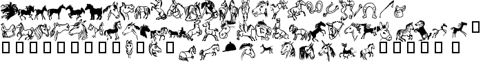 horsedings font