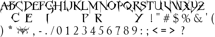 Horst Roman Gothic font