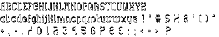 HVD Spencils Block font