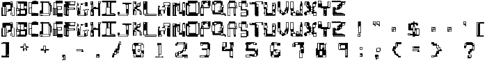 Hydrogen font