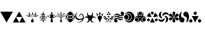 Hylian Symbols font