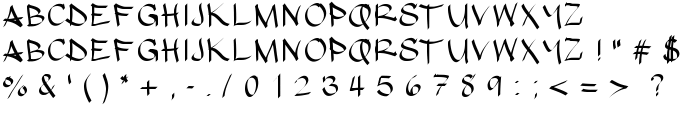 hypografic font