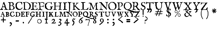 IM FELL English Roman SC font