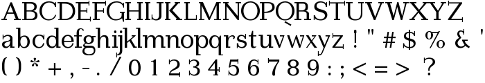 ImperiumSerif font