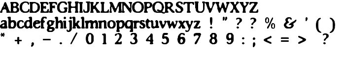 Impossibilium BRK font