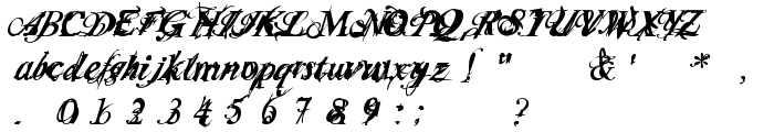 Infiltrace  Italic font