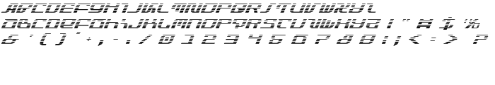 Infinity Formula Gradient Ital font