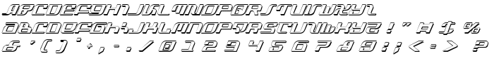 Infinity Formula Shadow Ital font