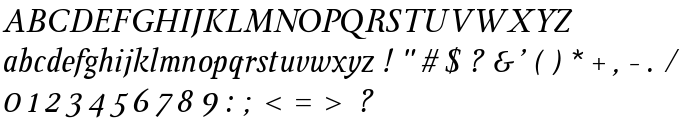 Ingleby Italic Italic font