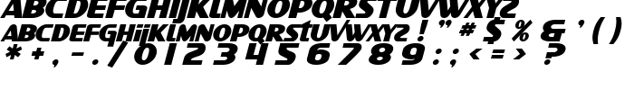 SF Intellivised Bold Italic font
