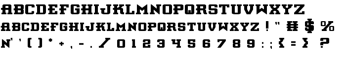 Interceptor Bold font