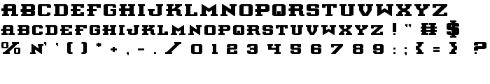 Interceptor Bold Expanded font