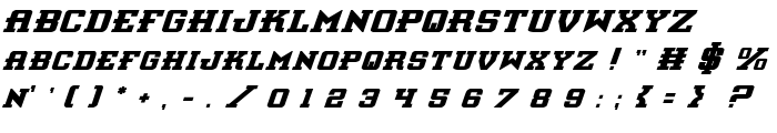Interceptor Bold Italic font