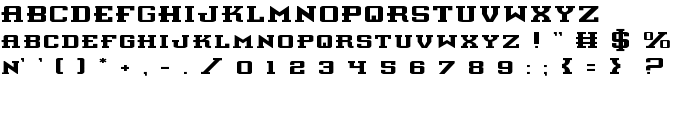 Interceptor Expanded font