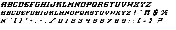Interceptor Italic font