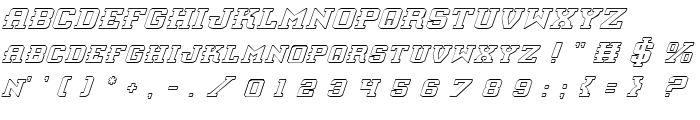 Interceptor Shadow Italic font