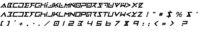 Iron Cobra Italic font