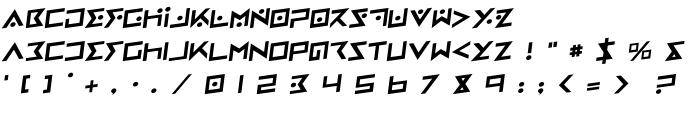 Iron Cobra Rotalic font