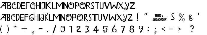 Island of Misfit Toys Alt. font